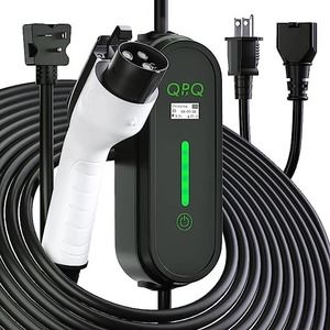 Level 1 Level 2 EV Charger, 16Amp 110v-240V Portable Electric Car Charger 25FT